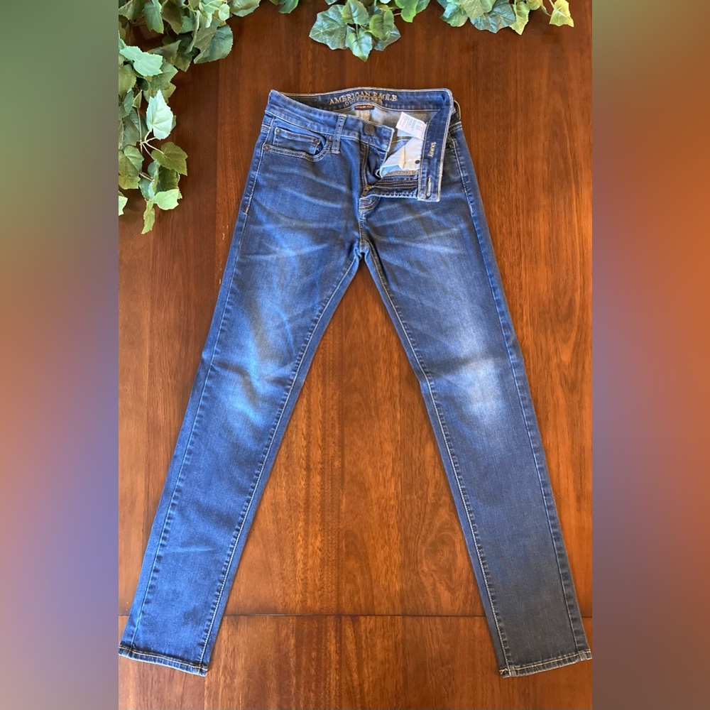 Men’s Blue Extreme Flex Skinny Jeans Size 28 x 32